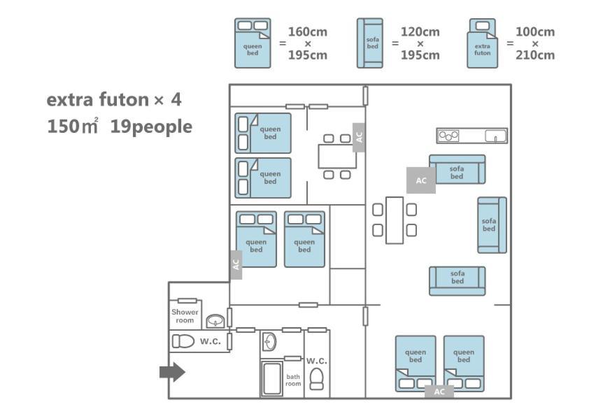 Tsurigane Building H-4 Apartment Осака Екстериор снимка